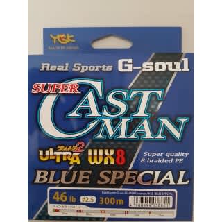 YGK G-Soul Super Castman Ultra Blue Special WX8 300m #2,5 46lb