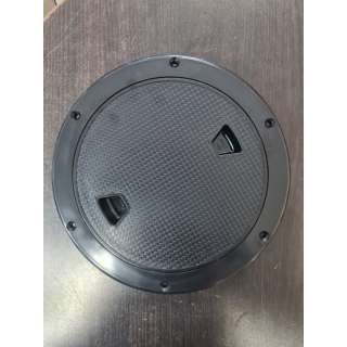 Инспекционный люк в лодку круглый D=180mm чёрный