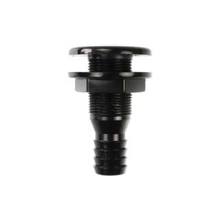 Штуцер дренажный пластиковый под шланг SFDS2-1000-01 black D=25mm