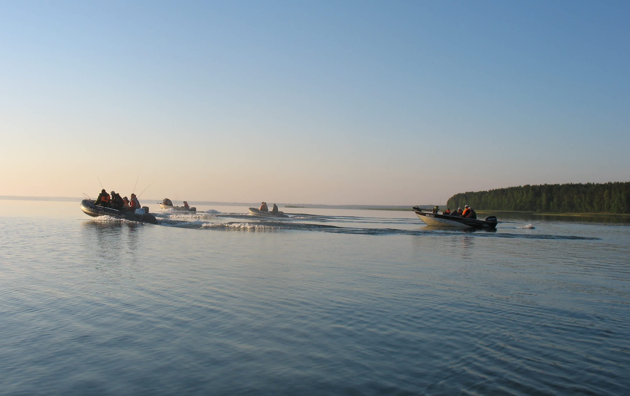 8- й Чемпионат РБ по ловле спиннингом с лодок 2016г. (2 этап  - озеро Нарочь, Мядельский район)